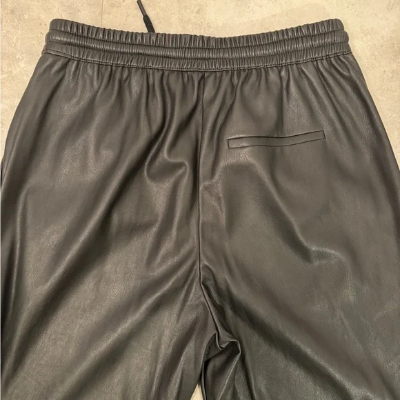 Zara Faux Leather Joggers | XS - Picture 6 of 6